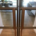 Stahl-Loft-Tür Griffschalen